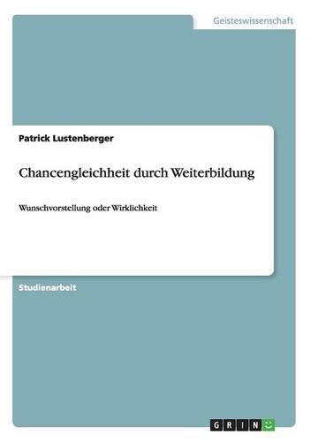 Chancengleichheit durch Weiterbildung