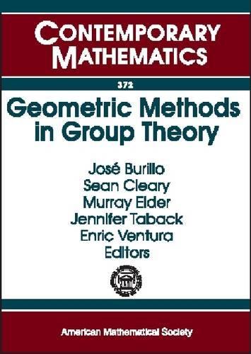 Geometric Methods in Group Theory: (Contemporary Mathematics)