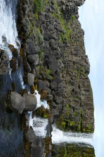 Thingvellir Waterfall in Iceland