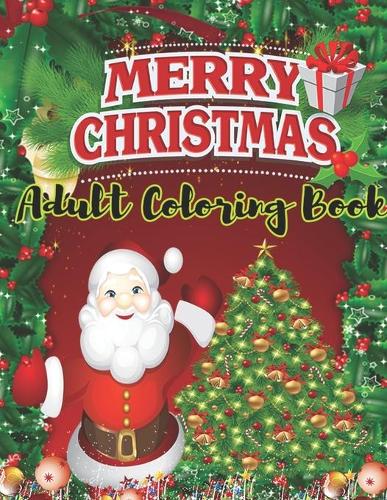 Merry Christmas Adult Coloring Book