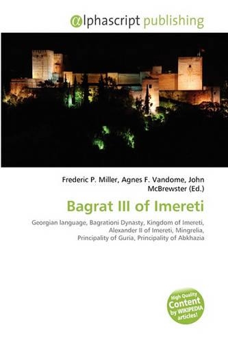 Bagrat III of Imereti: (English)