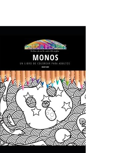 Monos: UN LIBRO DE COLOREAR PARA ADULTOS: Un libro de colorear monos impresionantes para adultos