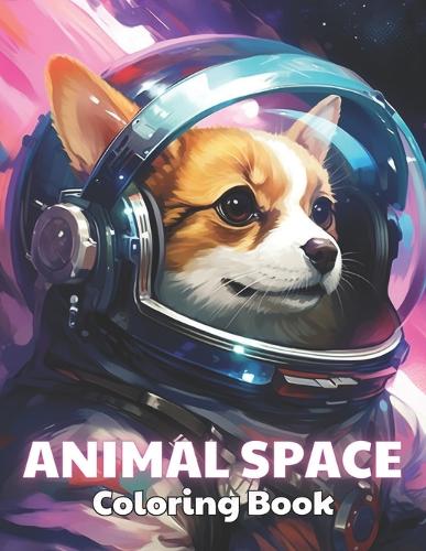 Animal Space Coloring Book