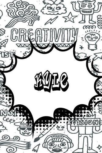 Kyle: Blank Comic Book Doodle Story Telling Journal Notebook 120 Pages 6x9