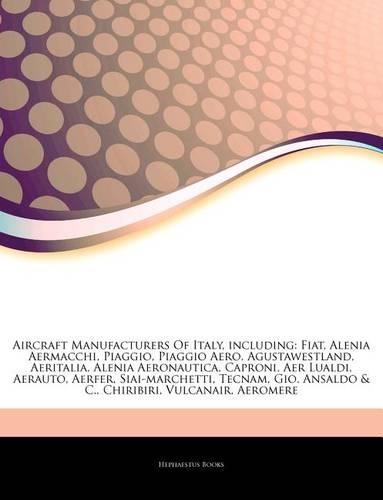 Articles on Aircraft Manufacturers of Italy, Including