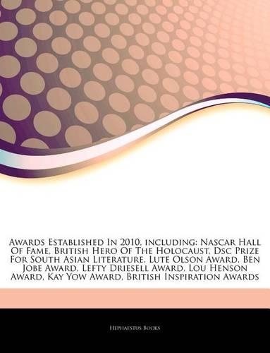 Articles on Awards Established in 2010, Including
