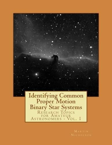 Identifying Common Proper Motion Binary Star Systems: (Research Topics for Amateur Astronomers)