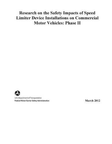Research on the Safety Impacts of Speed Limiter Device Installations on Commercial Motor Vehicles