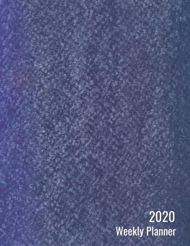 2020 Weekly Planner: 52 Week Start on Monday Dark Blue Watercolor Calendar Schedule Organizer and Journal Notebook to help you plan and get organized