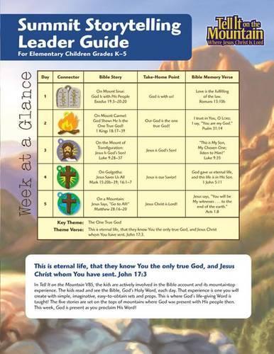 Tell It on the Mountain Summit Storytelling Leader Guide