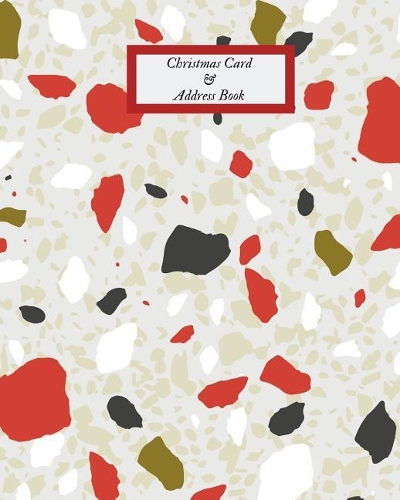 Christmas Card & Address Book: Christmas Card List Recorder and Address Book Organizer Holiday Shopping List Planner Notebook