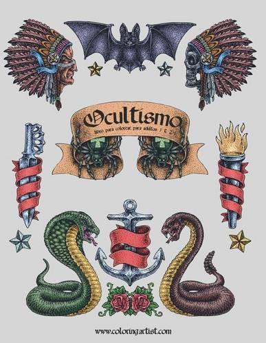 Ocultismo Libro Para Colorear Para Adultos 1 & 2: (Spanish)