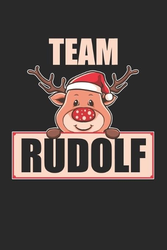 Vrolijk Kerstmis Team Rudolf: Dagboek, notitieboek, boek 100 gelinieerde pagina's in zachte kaft voor alles wat je wilt opschrijven en niet vergeten