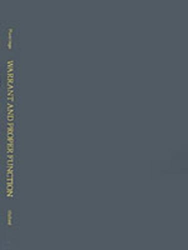 Warrant and Proper Function: (English)