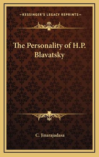 The Personality of H.P. Blavatsky