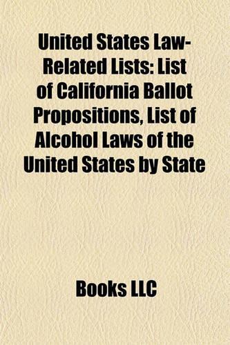 United States Law-Related Lists