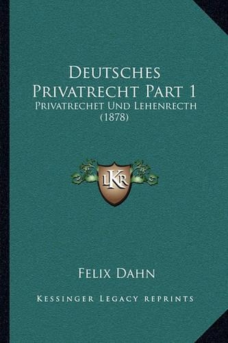 Deutsches Privatrecht Part 1