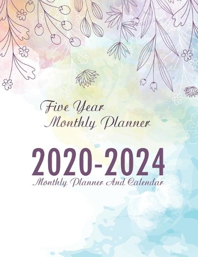 Five Year Monthly Planner 2020-2024 Monthly Planner And Calendar