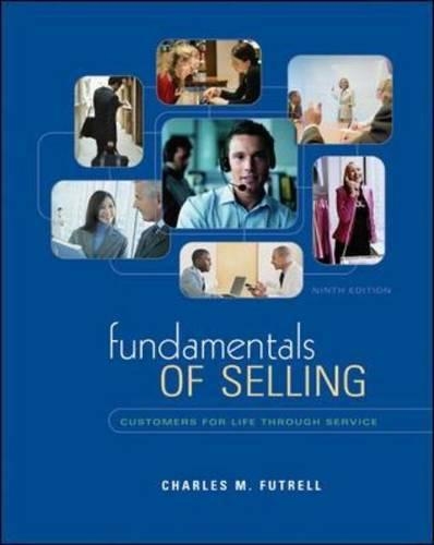 Fundamentals of Selling: Customers for Life Through Service(English)