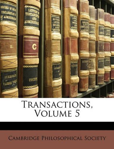 Transactions, Volume 5
