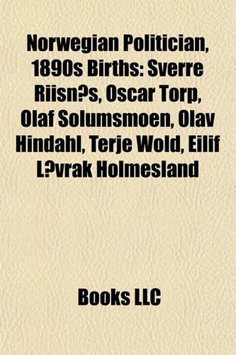 Norwegian Politician, 1890s Birth Introduction