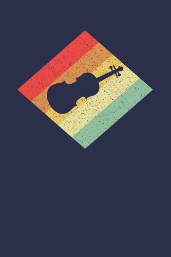 Violinist Notebook: Retro Vintage 80s Violin 6 x 9 (A5) Graph Paper Squared Journal Gift for Violinists And Violin Players (108 Pages)