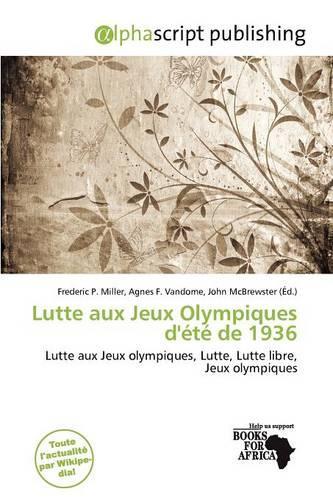 Lutte Aux Jeux Olympiques D' T de 1936