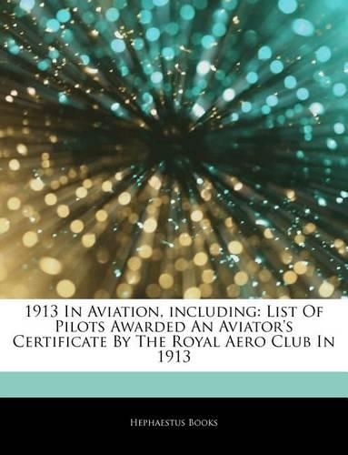 Articles on 1913 in Aviation, Including