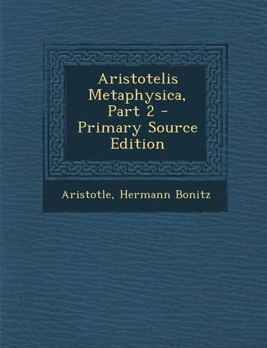 Aristotelis Metaphysica, Part 2
