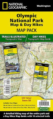 Olympic Day Hikes & National Park [Map Pack Bundle]