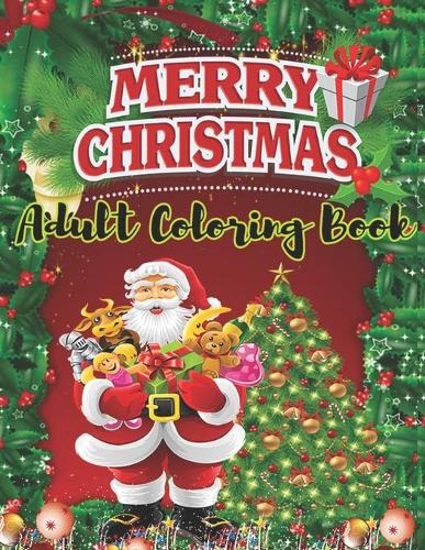 Merry Christmas Adult Coloring Book