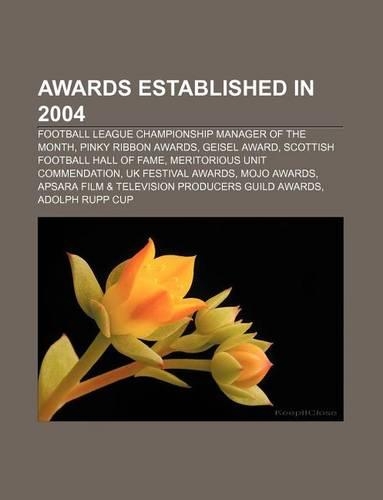 Awards Established in 2004