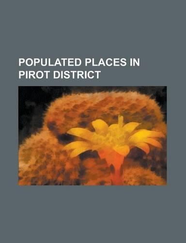 Populated Places in Pirot District: Aleksandrovac (Babu Nica), Babin Kal, Ba Evo, Baljev Dol, Banjski Dol, Barje (Dimitrovgrad), Barje Iflik, Basara ((English)