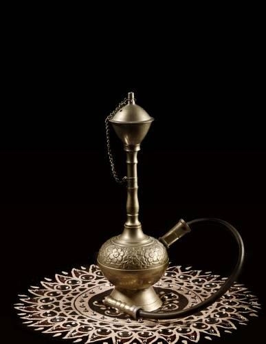 Jumbo Oversized Super Cool Antique Hookah: Blank 150 Page Lined Journal for Your Thoughts, Ideas, and Inspiration(English)