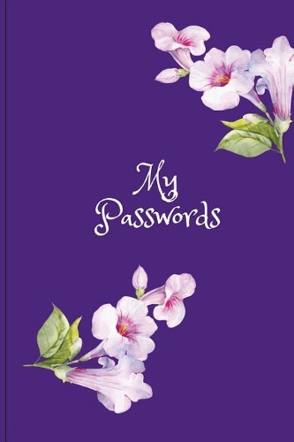 Purple Password Journal: Premium Notebook and Logbook to Protect Usernames and Passwords: Modern Password Keeper, Vault, Notebook and Online Organizer with Beautiful Purple 
