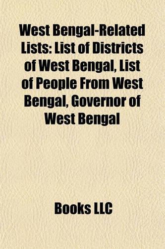West Bengal-Related Lists