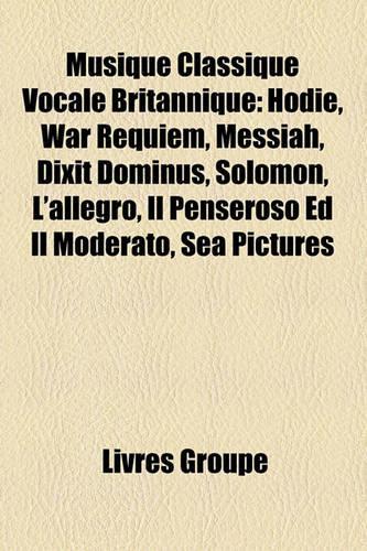 Musique Classique Vocale Britannique
