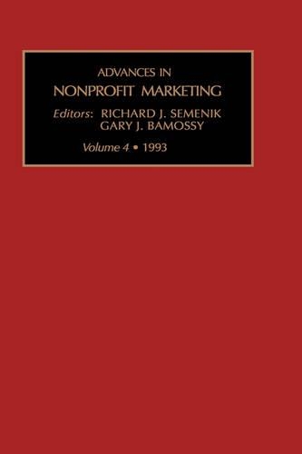 Advances in Nonprofit Marketing