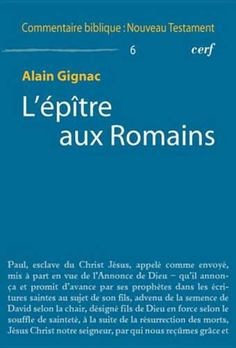 L'Epitre Aux Romains