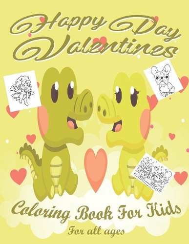 Valentine's Day Coloring Book for Kids: Lovely animals coloring books, Valentine's day coloring book, Baby books valentines day, Valentines day toddler book, Cute Coloring Book for Little 
