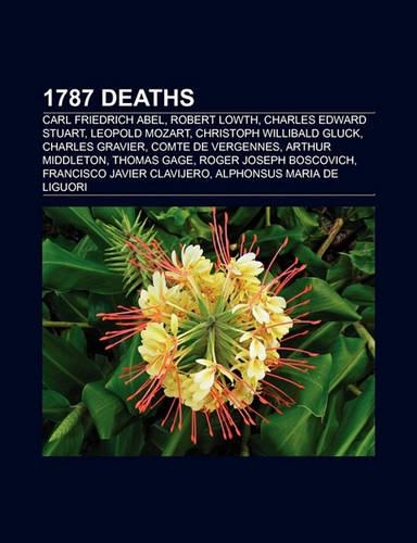 1787 Deaths: Carl Friedrich Abel, Robert Lowth, Charles Edward Stuart, Leopold Mozart, Christoph Willibald Gluck, Charles Gravier(English)