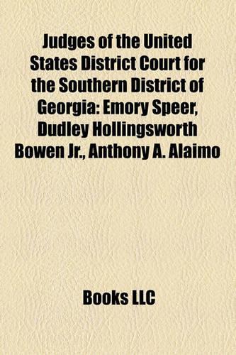 Judges of the United States District Court for the Southern District of Georgia