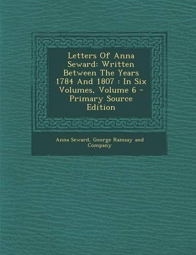Letters of Anna Seward