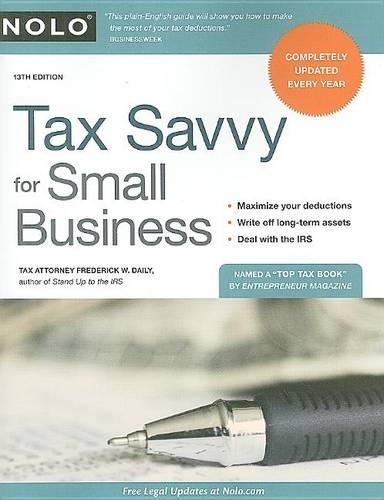 Tax Savvy for Small Business