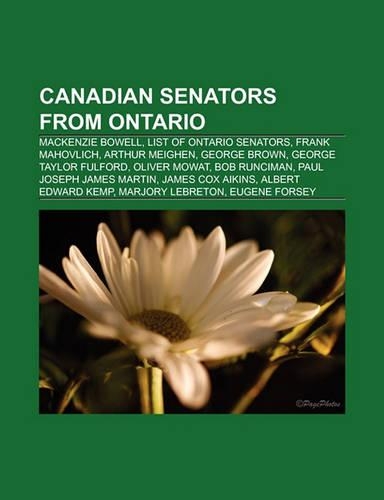 Canadian Senators from Ontario