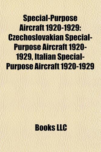 Special-Purpose Aircraft 1920-1929