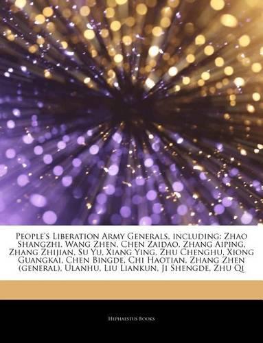 Articles on People's Liberation Army Generals, Including