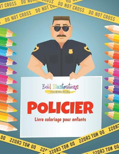 Policier: Livre Coloriage Pour Enfants