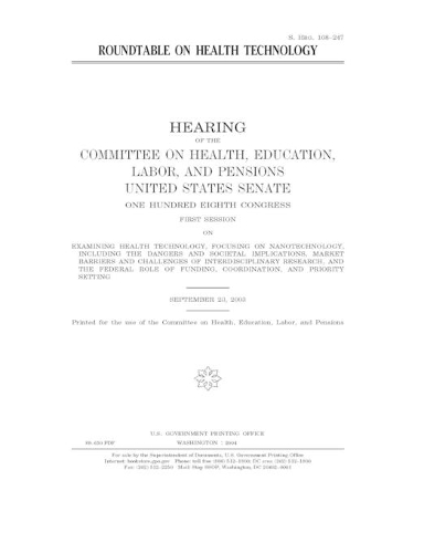 Roundtable on health technology