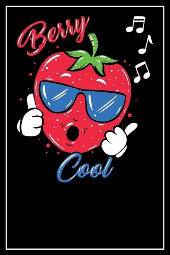 Berry Cool: Dot Grid Notebook Journal, 120 Pages, Size 6x9 inches, White blank Paper